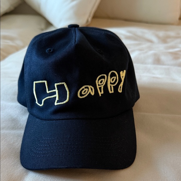 kids worldwide Accessories - Navy Blue Cap with Yellow Embroidery